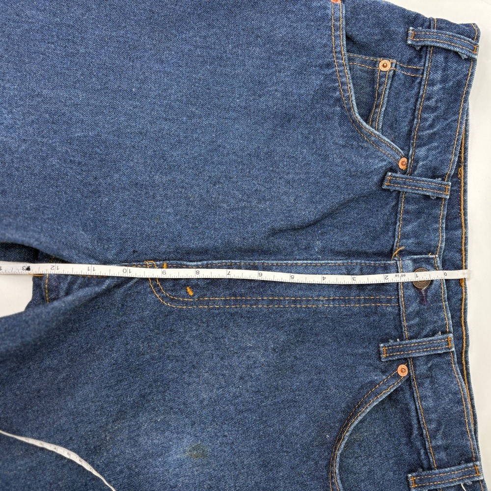 Vintage Levis 517 Jeans W35 L34 Orange Tab Bootcut Denim Made USA Western - Picture 16 of 16